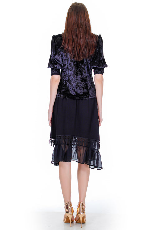 Bluza catifea  Liza Panait Liza Panait Online Boutique